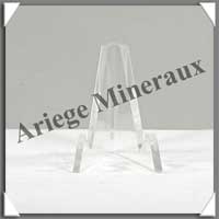 PRESENTOIR - Pour TRANCHES Fines d'AGATE - CHEVALET : 25x31x31 mm (41015)