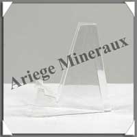 PRESENTOIR - Pour TRANCHES Fines d'AGATE - CHEVALET : 25x31x31 mm (41015)