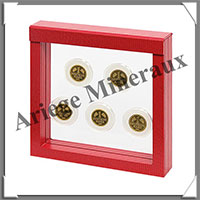NIMBUS 150 - CADRE Rouge (Crocodile) - 150x150x25 mm (4868)