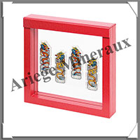 NIMBUS 150 - CADRE Rouge (Crocodile) - 150x150x25 mm (4868)